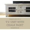 Most Recent White Painted Tv Cabinets intended for Diy Chalk Paint Furniture Makeover (Photo 5778 of 7825)