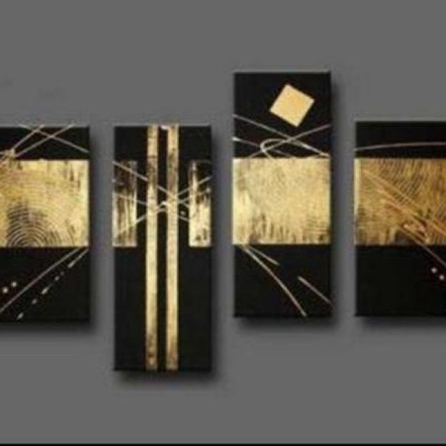 Top 25 of Black and Gold Wall Art
