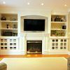 57'' Tv Stands With Led Lights Modern Entertainment Center (Photo 14 of 15)