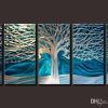 Abstract Metal Wall Art Painting (Photo 3 of 15)