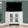 Corner Tv Cabinets With Glass Doors (Photo 7 of 15)