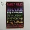 Family Rules Wall Art (Photo 20 of 20)