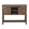 Modern Farmhouse Style 58" Tv Stands With Sliding Barn Door (Photo 7 of 15)