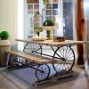 Iron and Wood Dining Tables (Photo 10 of 25)