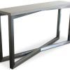Parsons White Marble Top & Stainless Steel Base 48X16 Console Tables (Photo 20 of 25)