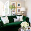 75" Green Velvet Sofas (Photo 2 of 15)
