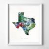Texas Map Wall Art (Photo 16 of 20)