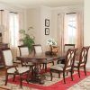 Caira Black 7 Piece Dining Sets With Upholstered Side Chairs (Photo 25 of 25)