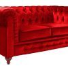Red Leather Chesterfield Chairs (Photo 20 of 20)