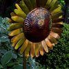 Metal Sunflower Yard Art (Photo 16 of 20)