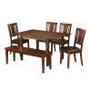 Mysliwiec 5 Piece Counter Height Breakfast Nook Dining Sets (Photo 24 of 25)