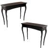 Parsons Grey Solid Surface Top & Brass Base 48X16 Console Tables (Photo 22 of 25)