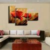 Red Poppy Canvas Wall Art (Photo 9 of 20)