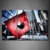 Black and White Wall Art With Red (Photo 19 of 20)