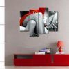 Black and White Wall Art With Red (Photo 17 of 20)