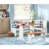 Shop Simple Living Dex 3-Piece Breakfast Table And Bench Set - Free for 3 Piece Breakfast Dining Sets (Photo 7678 of 7825)