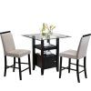 Sheetz 3 Piece Counter Height Dining Sets (Photo 21 of 25)