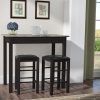 Kernville 3 Piece Counter Height Dining Sets (Photo 4 of 25)