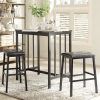 Mizpah 3 Piece Counter Height Dining Sets (Photo 22 of 25)