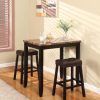 Tappahannock 3 Piece Counter Height Dining Sets (Photo 10 of 25)