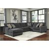 Norfolk Grey 3 Piece Sectionals With Laf Chaise (Photo 8 of 15)
