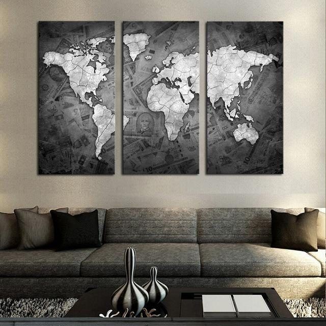 The Best Abstract Map Wall Art