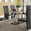 Black Glass Dining Tables 6 Chairs (Photo 10 of 25)