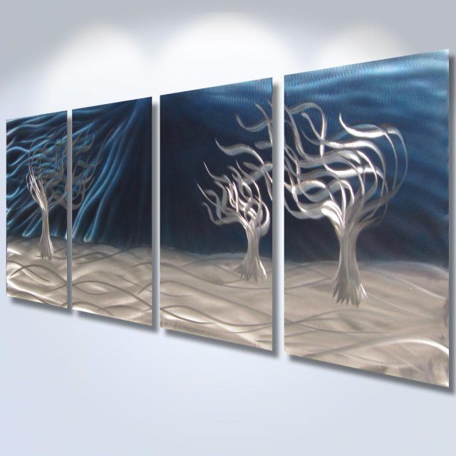 2024 Best of Blue and Silver Wall Art