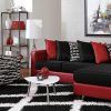 Red Black Sectional Sofa (Photo 15 of 20)