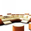 Orange Modern Sofas (Photo 20 of 20)