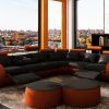 Orange Modern Sofas (Photo 18 of 20)