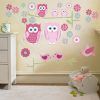 Owl Wall Art Stickers (Photo 9 of 20)