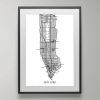 Manhattan Map Wall Art (Photo 6 of 20)