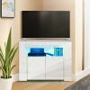 Zimtown Tv Stands With High Gloss Led Lights (Photo 15 of 15)