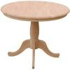 Round Pedestal Dining Tables With One Leaf (Photo 13 of 15)