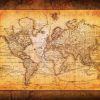 Vintage World Map Wall Art (Photo 8 of 20)