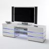 Gloss White Tv Stands (Photo 2 of 20)