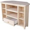 Corner Tv Stand | Kate Madison Furniture regarding Latest Wood Corner Tv Cabinets (Photo 4311 of 7825)