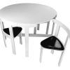 Black Folding Dining Tables and Chairs (Photo 9 of 25)