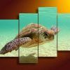 Sea Turtle Canvas Wall Art (Photo 3 of 25)