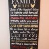 Canvas Wall Art Family Rules (Photo 7 of 15)