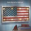 Rustic American Flag Wall Art (Photo 5 of 25)