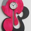 Abstract Wall Art With Clock (Photo 18 of 20)