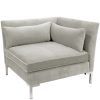 4Pc Alexis Sectional Sofas With Silver Metal Y-Legs (Photo 3 of 15)