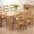 25 Inspirations Oak 6 Seater Dining Tables