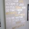 Canvas Wall Art Quotes (Photo 6 of 15)