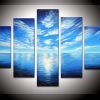Blue Canvas Abstract Wall Art (Photo 8 of 20)