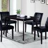 Adan 5 Piece Solid Wood Dining Sets (Set of 5) (Photo 22 of 25)