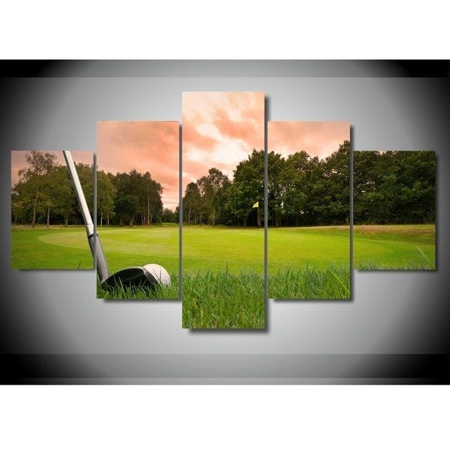 25 Collection of Golf Canvas Wall Art