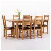 Extendable Oak Dining Tables and Chairs (Photo 12 of 25)
